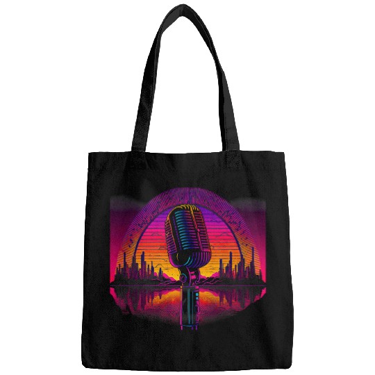 Retro Aesthetic karaoke microphone Singer Bags