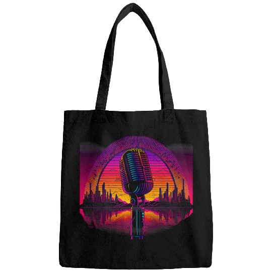 Retro Aesthetic karaoke microphone Singer Bags