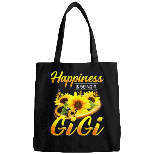 Sunflower Mothers Day Grandma Happiness Is Being A Gigi 1 Bags
