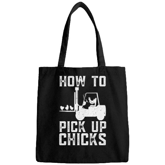 Certified Forklift Operator How to pick up chicks Forklift 2 Bags