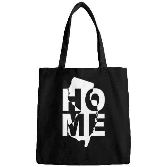 homes State New Jersey Matching Family Portrait Town Bags