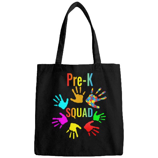 PreK Squad Autism Teacher Back To School Bags