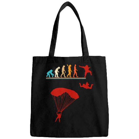 Skydiving Gift vintages Skydiving Evolution skydive lovers parachute jump Bags