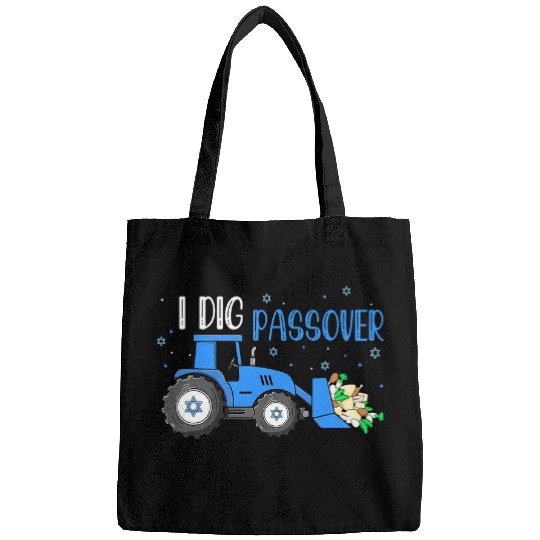 Tractor driving I Dig Passover Pesach Matzah Tractor Jewish Toddlers Boys Bags