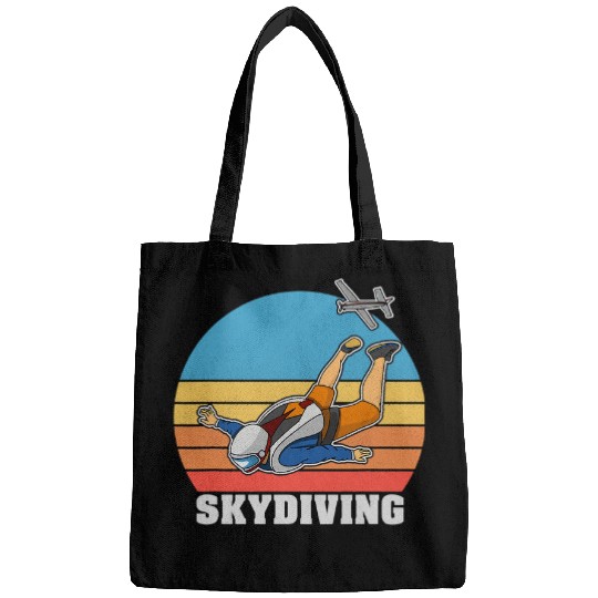 Skydiving Gift parachuting skydiver sport saying 2 Bags