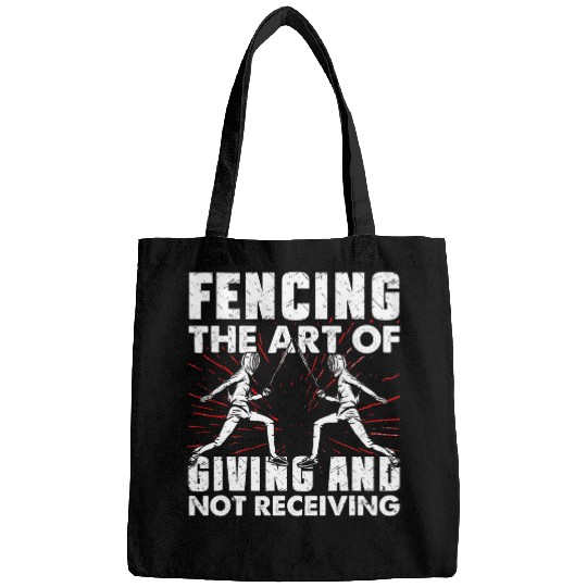 Fencing The Art Of Giving And Not Receiving Fighter Fencer Bags