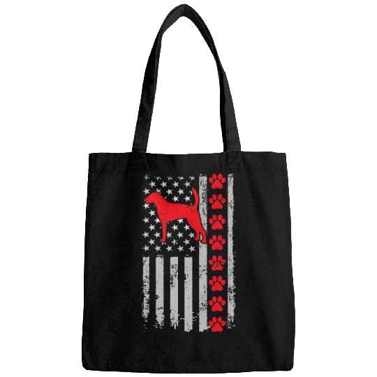 Fireman Firefighter bests Firefighter FOXHOUND Mom Dad Ever US Flag Dog Paws Firemen Bags