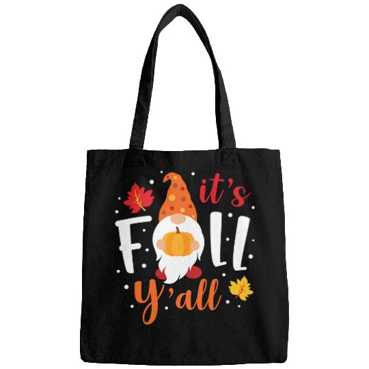 Its Fall Yall Cute Gnomes Thanksgiving Tree Fall Leaves 212 Bags
