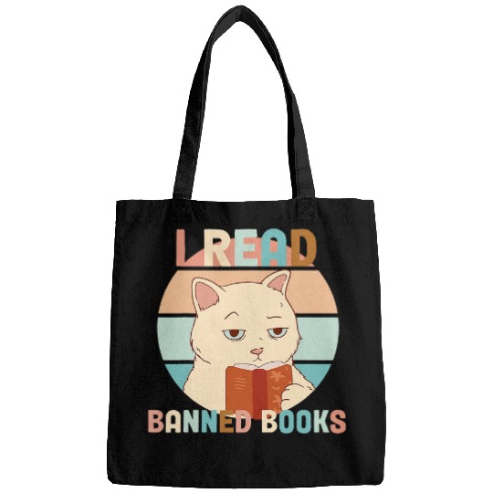 Reading Book I Read Banned Books Week Librarian Freadom Reader Bags