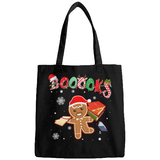 Reading Book Christmas Gingerbread Books Librarian Reader Reading Teacher Reader Bags