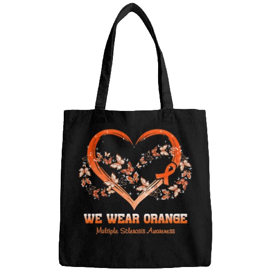 Multiple Sclerosis MS We Wear Orange Bags