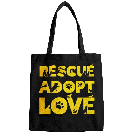 Cute Shelter Dog Rescue Adopt Love Bags