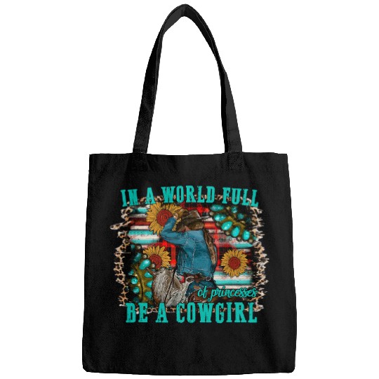 Leopard Gemstone In A World Full Of Princesses Be A Cowgirl Bags