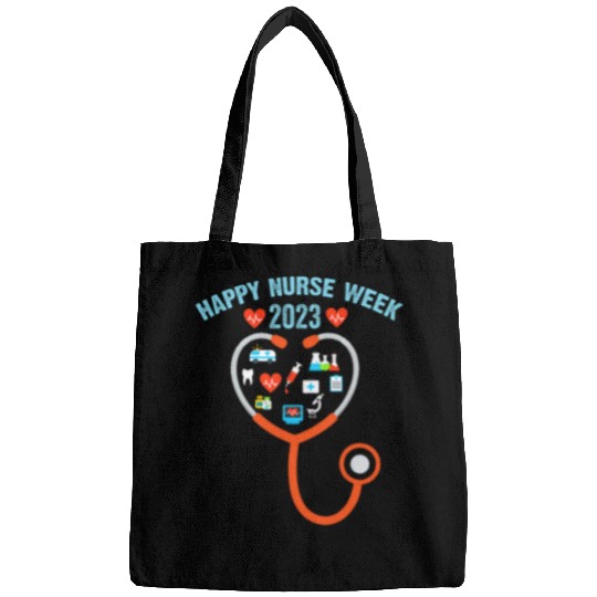 Happy nurses Week May 612 Women Men Girl Boy Student Bags