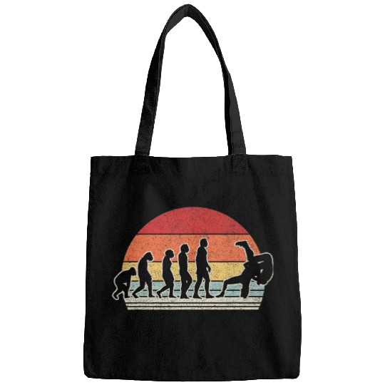 vintages Retro Wrestler Human Evolution Wrestling Bags