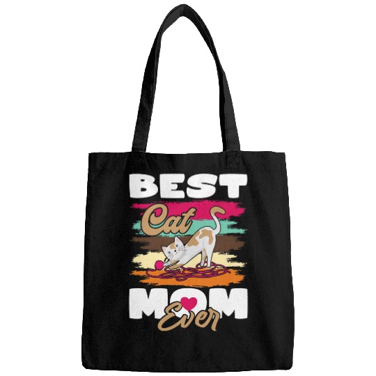 Funny Cat Art Meme bests Cat Mom Ever crazys Cat Woman Bags