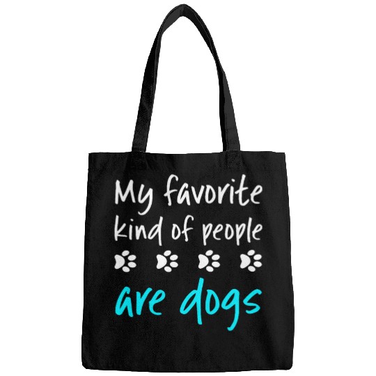 Dog Lover Funny Favorite People Paw Prints Gift Bags