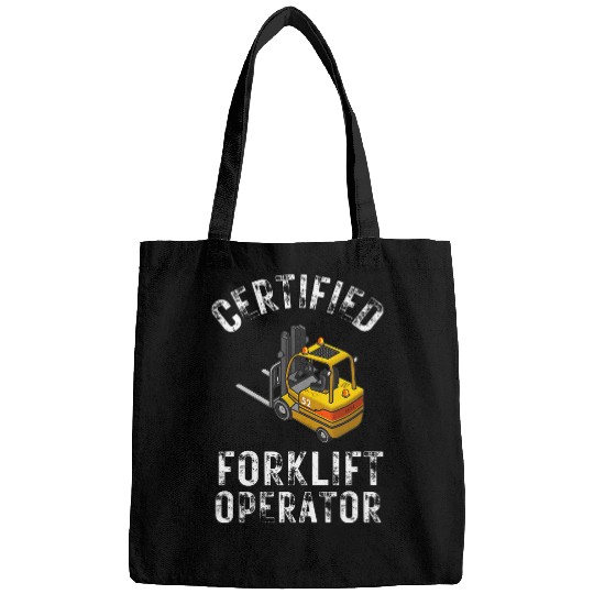 Certified Forklift Operator Forklift Driver Forklifting Mens 4 Bags