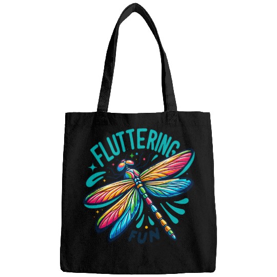 Dragonfly Fluttering Fun Mystical Nature Insect Lovers Bags