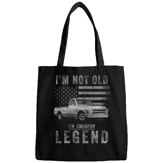 Im not old Im American Legend Square Body American Flag 1 Bags