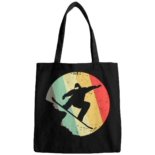 Skiing Ski Funny Snowboarding Art For Men Women Snowboarder Snowboard 8 Bags