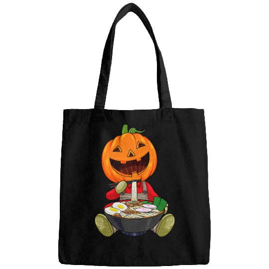 Pumpkin Halloween Ramen Noodles Jack O Lantern Japanese Food Bags