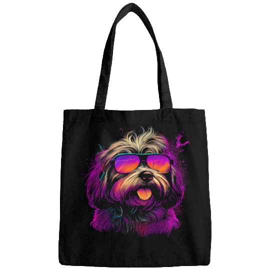 Dog Havanese Bolonka Zwetna Shih Tzu Lhasa Apso Sunglasses Bags