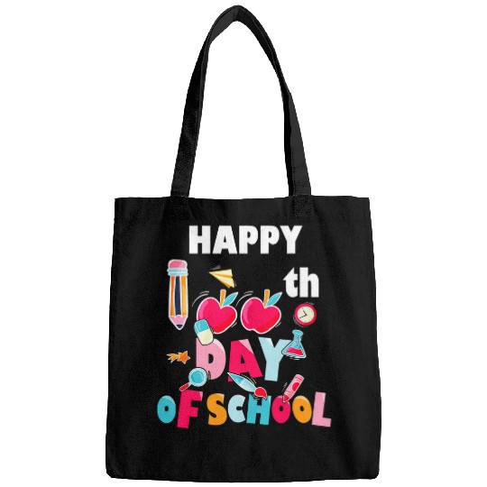 Happy 100th Day of School 100 Days of School Teacher Student 4 Bags