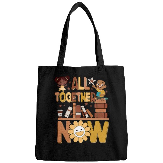 all toger now banned books reading teacher back to school Bags