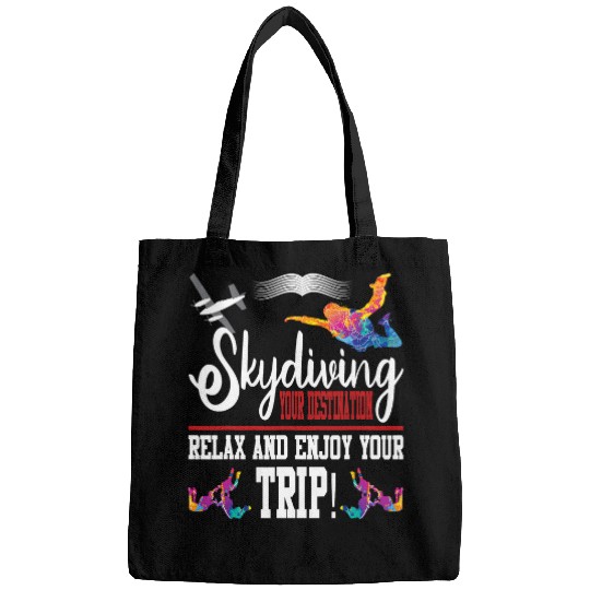 Skydiving Gift Your Destination Relax And Enjoy Your Trip Bags