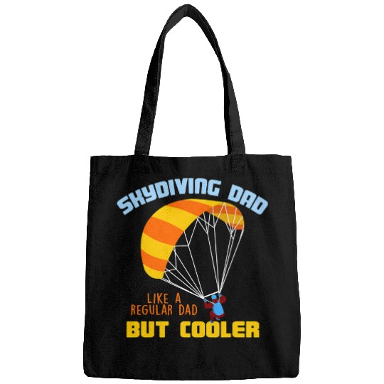 Skydiving Gift Skydive Dad Skydiver Man Parachutist Husband Funny Skydiving Bags