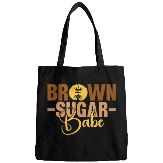 Brown Sugar Babe African American Black Woman Black Queen Bags