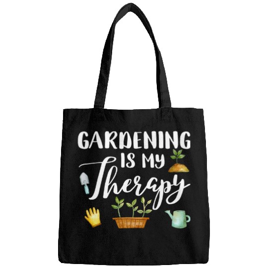 Gardening Is My Therapy Farmer Planter Flower Planting 1 Bags