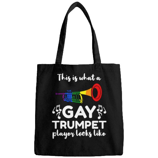Trumpet Lover This Is What A Gay Trumpet Player Looks Like Bags