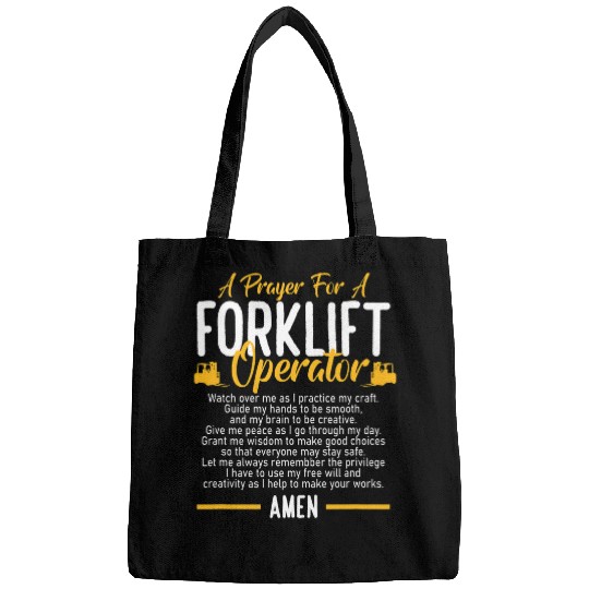 Certified Forklift Operator Funny Fork Lift Driver 2 Bags