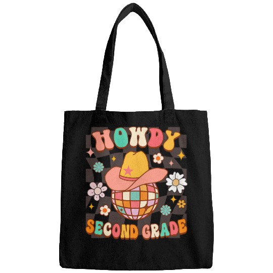 2nd Grade Teacher Rodeo Country Western Howdy Second Grade Bags