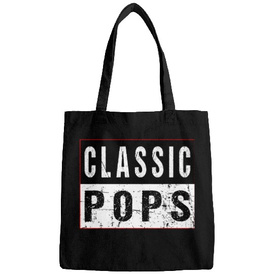 Classic Pops Retro Grandad Artwork Bags