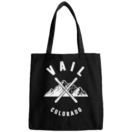 Skiing Ski Vail Colorado Skiing Snowboarding Winter Ski Park Mountain Bags