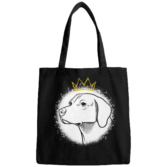 English Foxhound with Crown Bags
