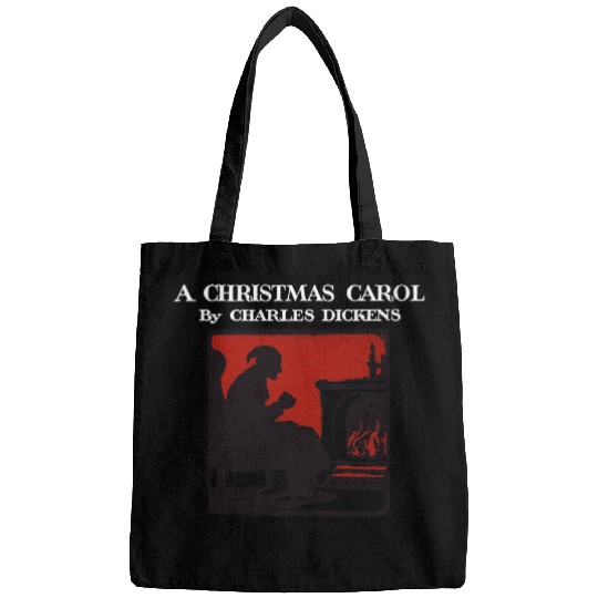 Charles Dickens vintages Scrooge A Christmas Carol Book Art 2 Bags