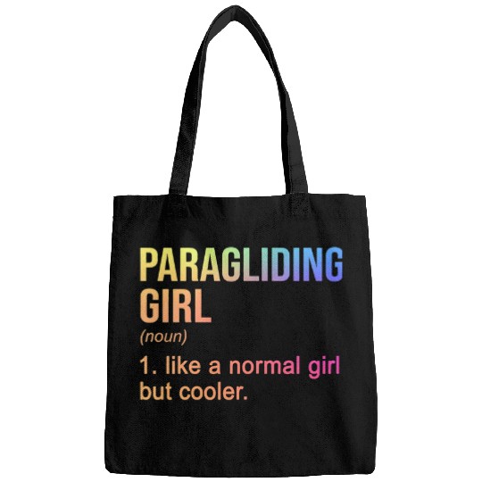 Skydiving Gift Womens Paragliding Girl Like A Normal Girl But Cooler Paraglider 9 Bags