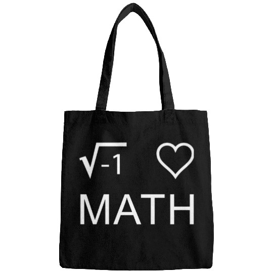 I Love Math Witty Square Root Math Bags