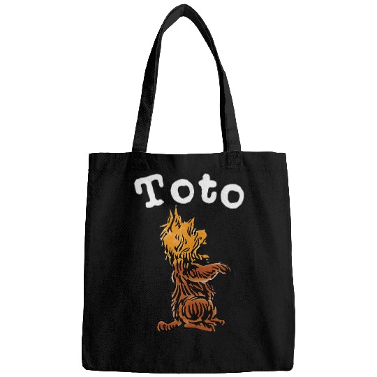 Classic Fairytale Toto the Dog Artvintages Wizard of OZ Toto Bags