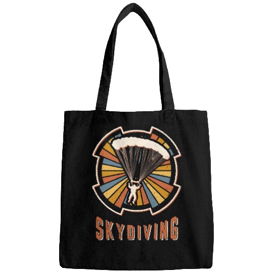 Skydiving Gift vintages Classic Retro Sport Love Bags