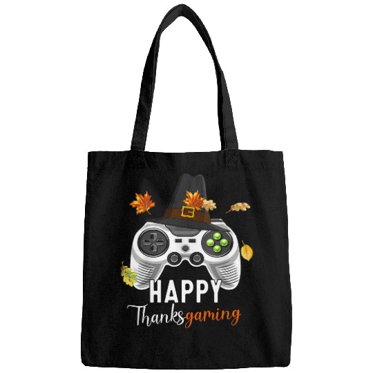 Game Happy Thanksgiving Video Game Controller Pilgrim Fall Leaves 79 Bags