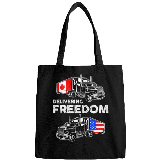 freesdom Convoy Trucker Canada USA Truck Driver Protest Bags