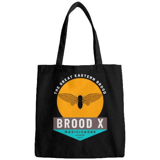 Cicada Brood X Bugs 2Eastern Reemergence Insects 17 Years Bags