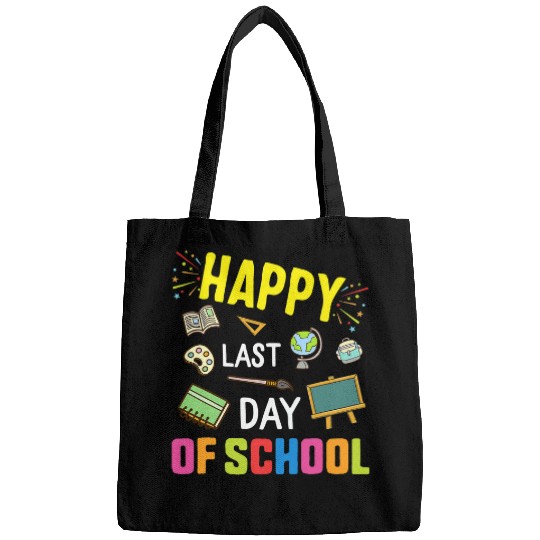 Happy Last Day Of School Teacher Appreciation Student Bags