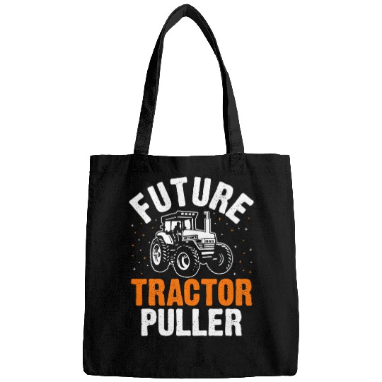 Tractor driving Future Tractor Puller Funny Tractor Pulling Driver Farmer 1 Bags