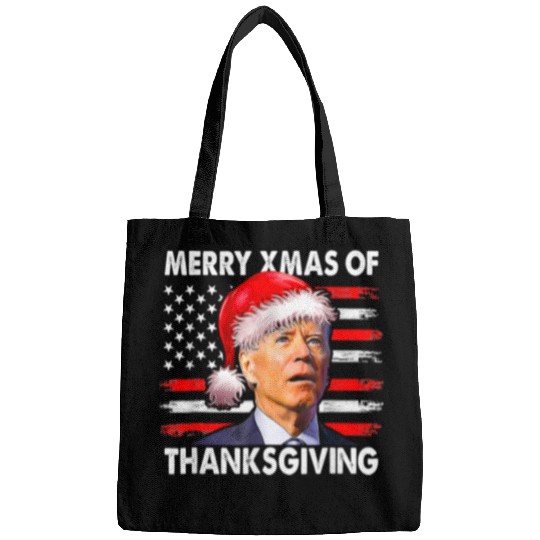 Retro Merry xmass Of Thanksgiving Joe Biden Christmas In July 161 Bags